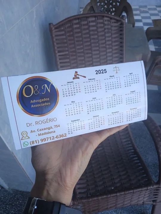 Calendário de mesa personalizado  - Foto 3