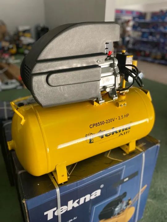 Compressor de Ar 50L 116 Libras Motor 2.5 Hp - Tekna (Novo) - Foto 3