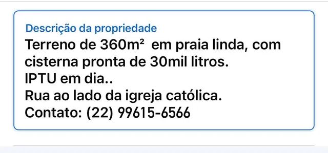Captação de Terreno a venda na Avenida Teixeira e Souza - até 2134 - lado par, Centro, Cabo Frio, RJ