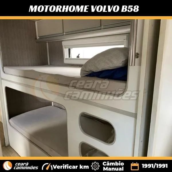 Volvo B58 Motorhome 1991 - Montagem 2020 - 8 Pessoas  - Foto 13