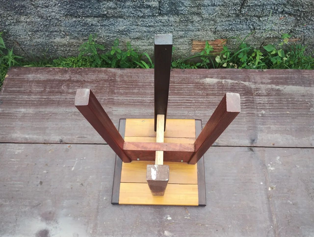 Reclaimed Wood Stool65576115580931123