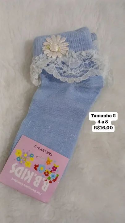 Meias infantis para meninas - Foto 3