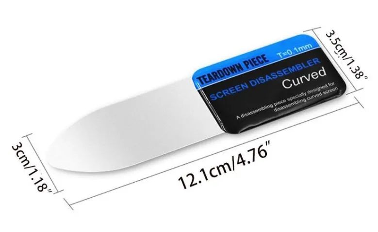 Espátula Para Abertura Lcd Curva Flexível 0,1mm Ultra Fina  Arduino Automação COD-FR55  - Foto 4