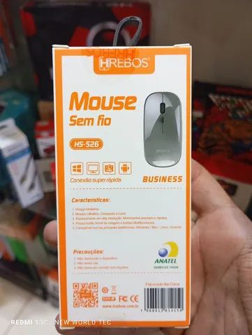 Mouse sem fio recarregável Hrebos  - Foto 2