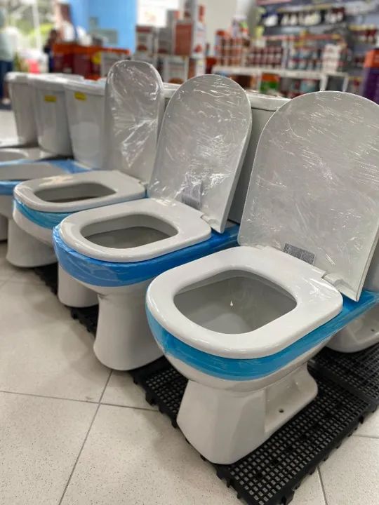Vaso sanitário convencional ou com Caixa Acoplada - Construmad Materiais de Construção