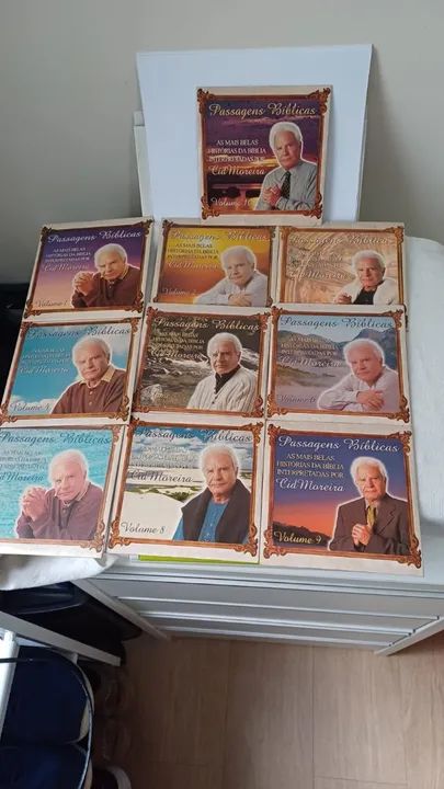 Coleção Cds Cid Moreira 10 volumes Histórias da Biblia