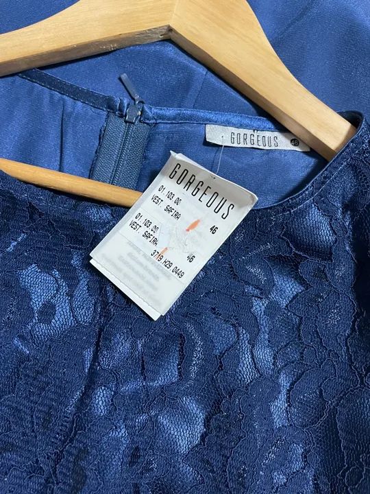 Vestido de renda azul - Foto 2