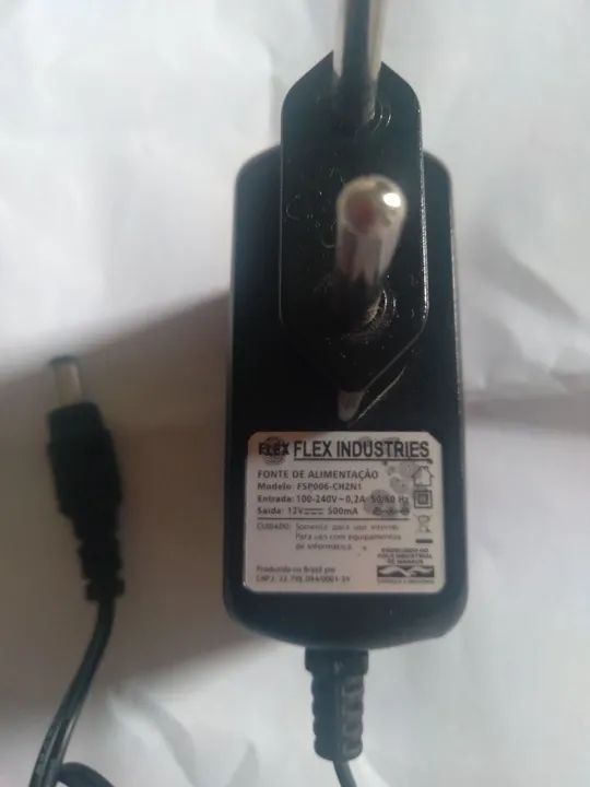 CARREGADOR FLEX 12V 500mA - Foto 2