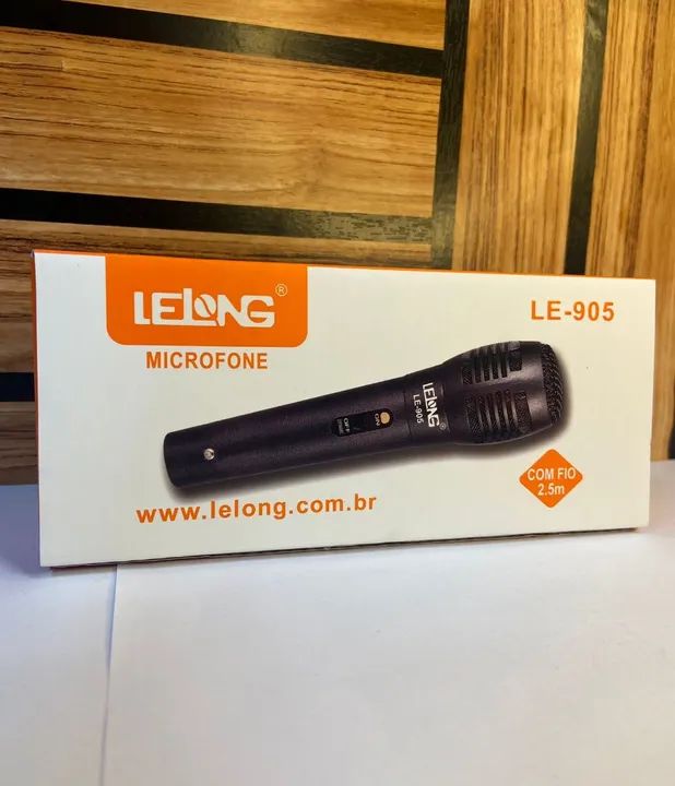 *MICROFONE LELONG -C/FIO- 2,5M* - Foto 3