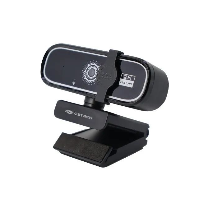 Webcam C3Tech WB-200BK 2K QHD 2560p 30 FPS - WZetta - Foto 2