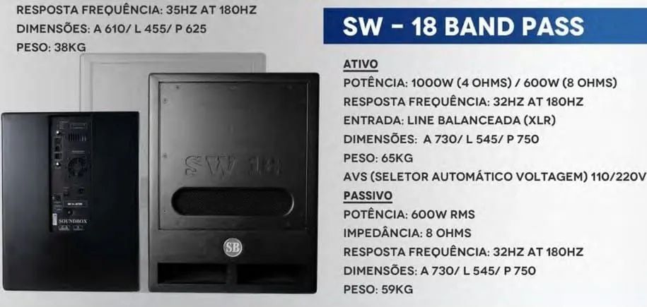 Subgrave Ativo e Passivo  18"