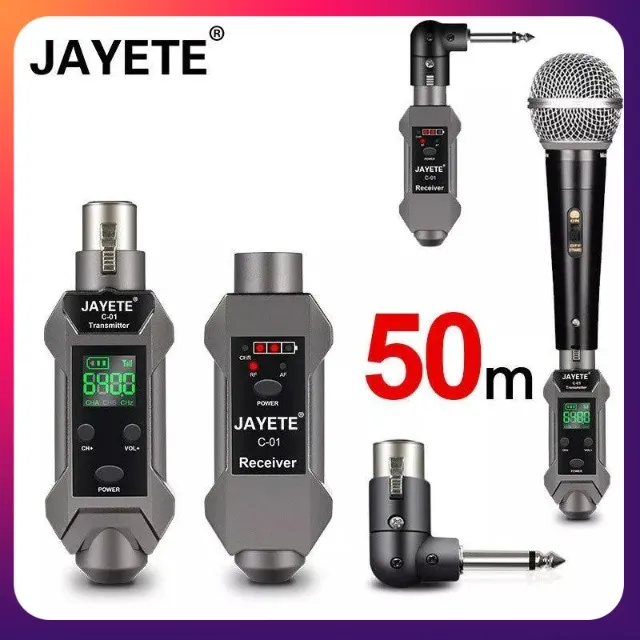 Transmissor sem fio p/ Microfone JAYETE C-01 UHF