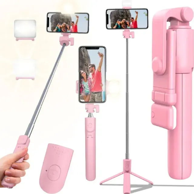 Tripé de Celular Bastão para Selfie PREMIUM SELFIE STICK