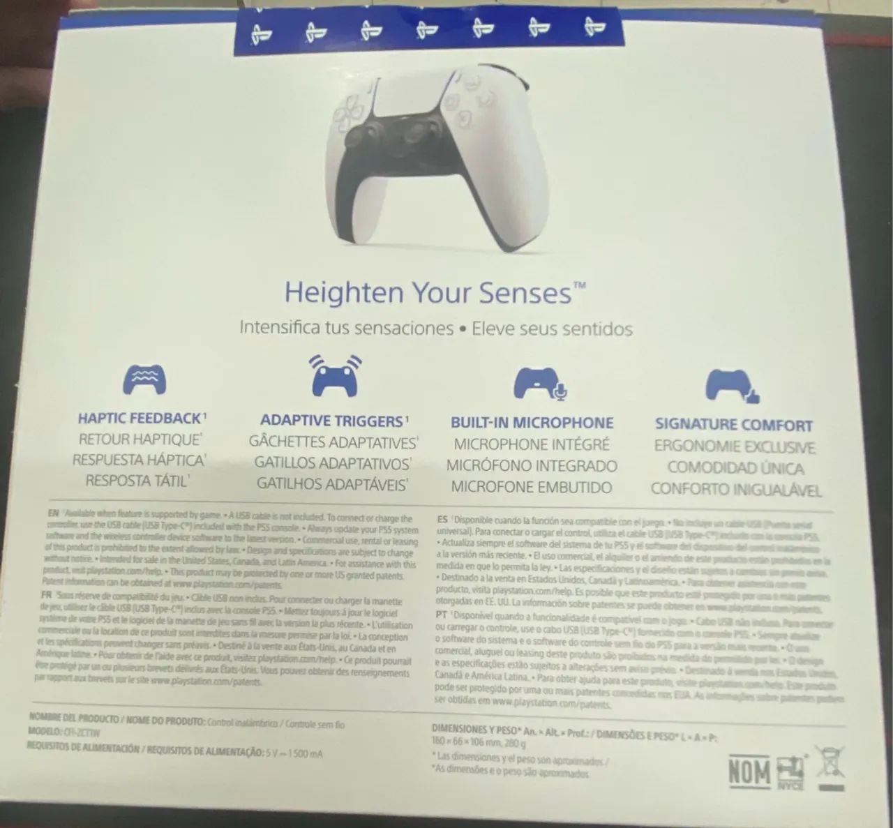 Controle DualSense para PS5 - Novo - Lacrado - Foto 5