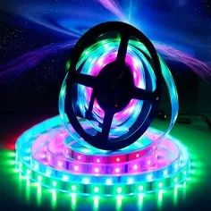 Fita Led Digital Cor 6803 5050 Rgb Prova D'água 133 Efeitos 5 metros    0994