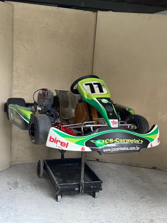 Vendo Kart Birel  Motor Refrigerado a ar, sem uso após revisão - Foto 4