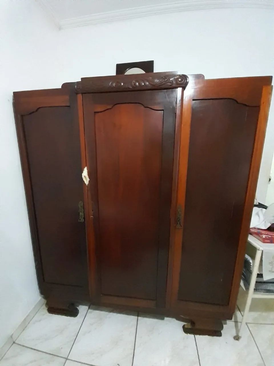 guarda roupa antigo retrô vintage estilo arte deco anos 80 - 90 - Foto 5