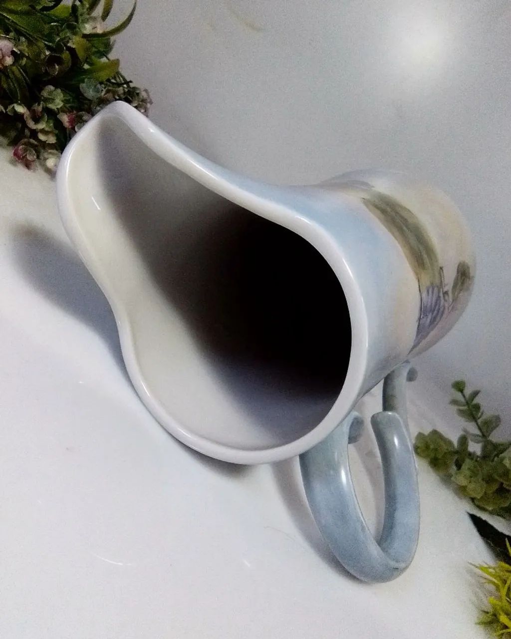 Jarro Porcelana Anos 80 - Uvas - Foto 5