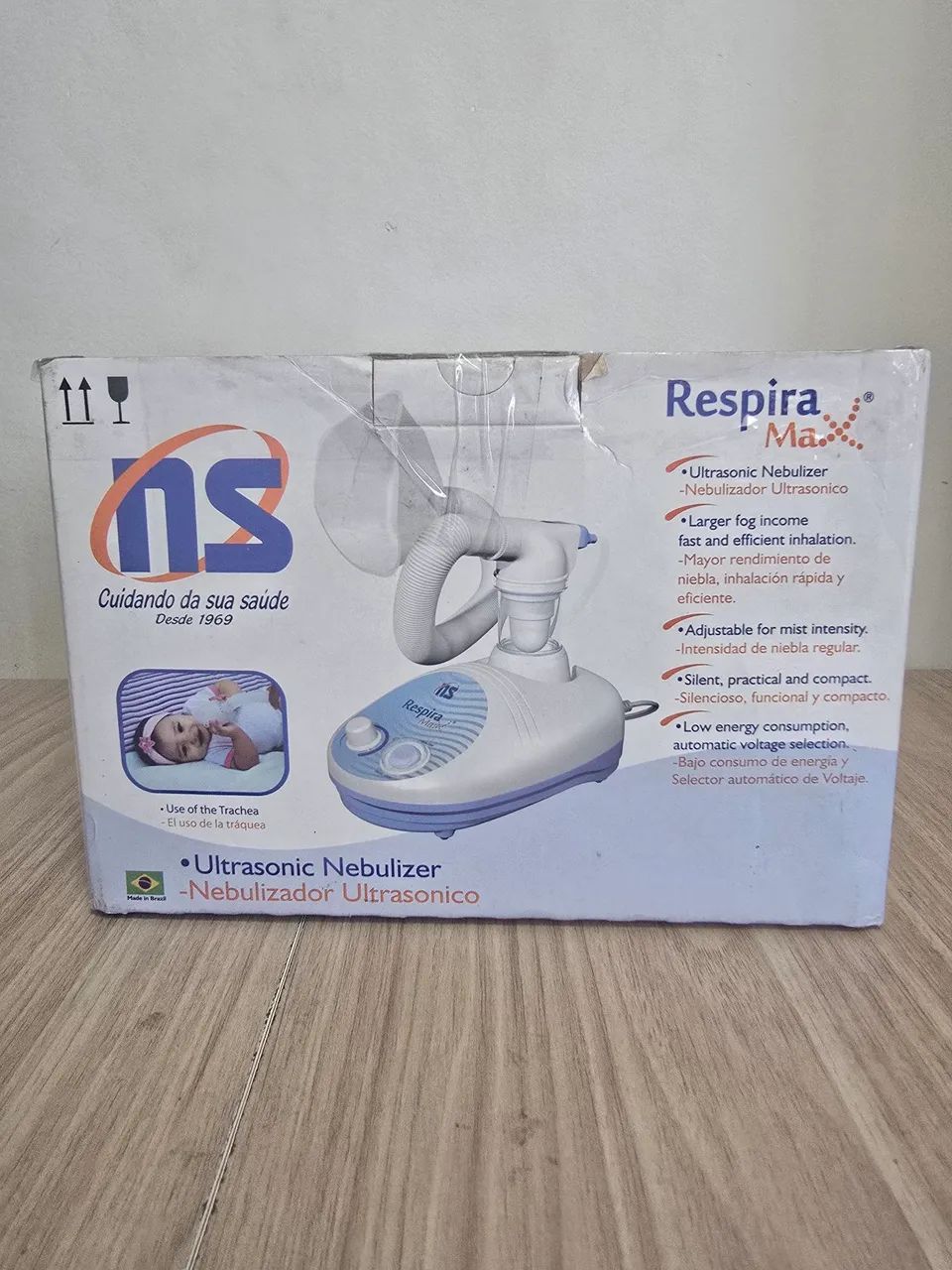 Nebulizador Ultrassônico Respira Max - Novo
