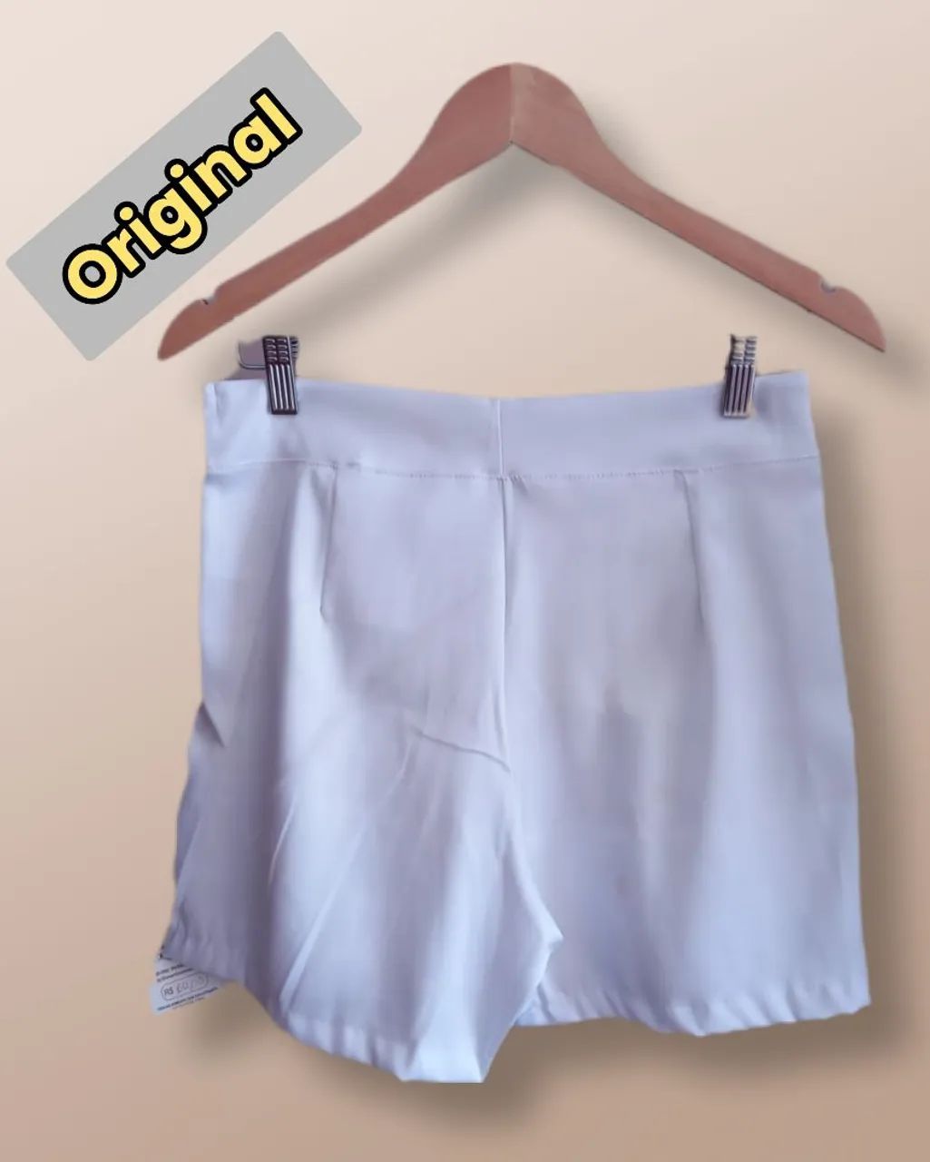 Shorts Azul Claro com Detalhes - Foto 2