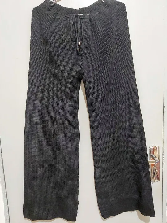 Calça unissex de trico (nova) tamanho único