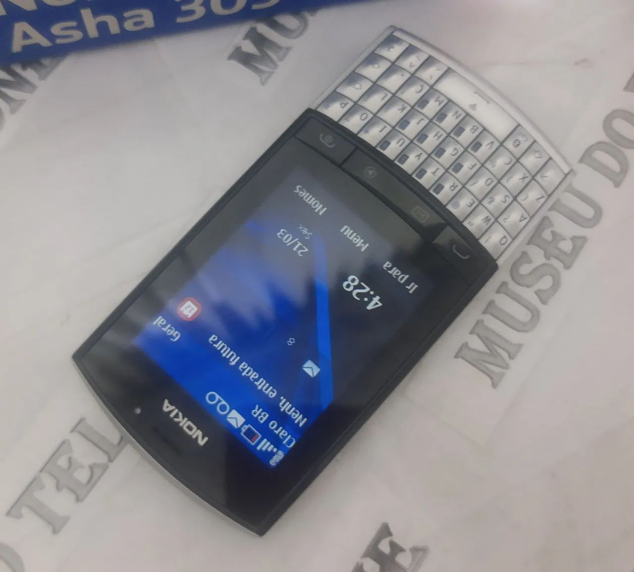 Nokia asha 303 TOUCH + TECLADO celular antigo RELIQUIA  - Foto 5