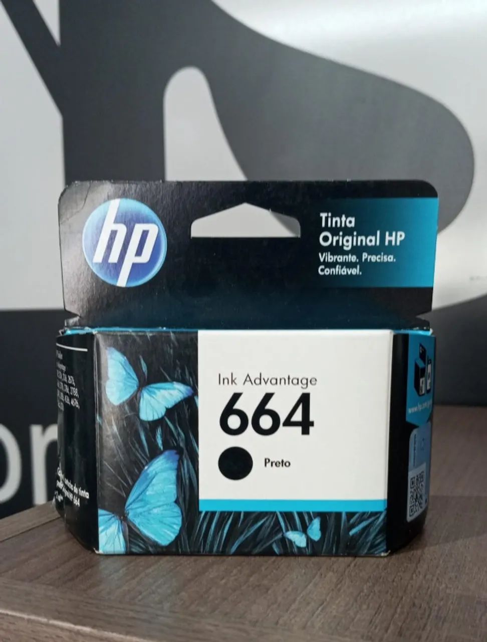 Cartucho Original HP 664 Preto 