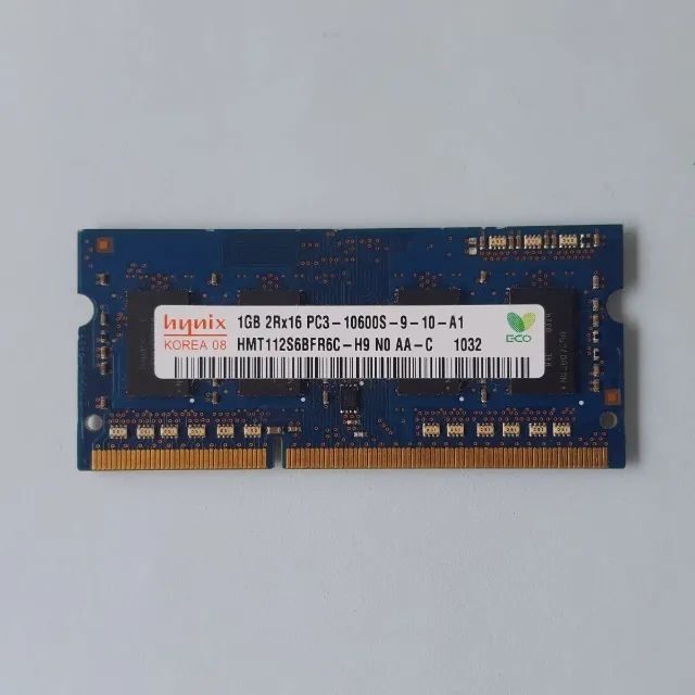 Memoria 1gb Ddr3 Pc3 10600s Notebook Hynix