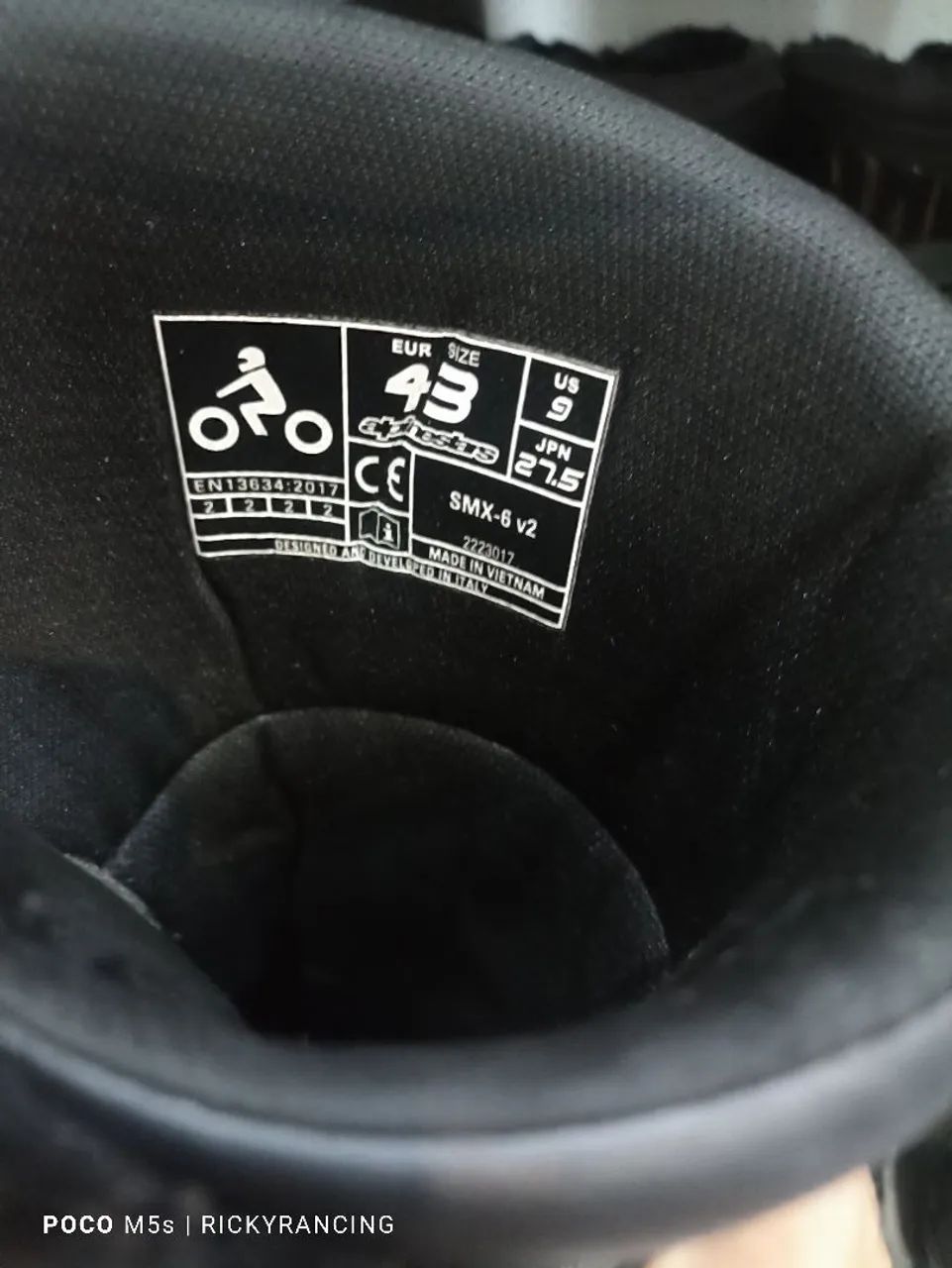 Bota alpinestars smx6 6v2 41 Brasil 43 Eur  - Foto 3