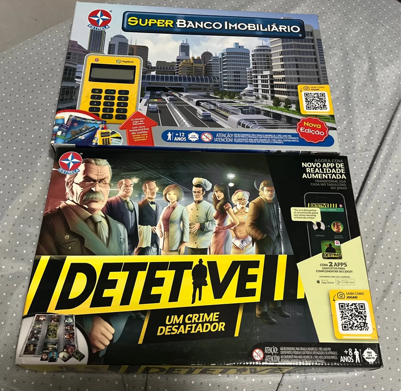 Jogo de Tabuleiro- Detetive/ Super banco imobiliário