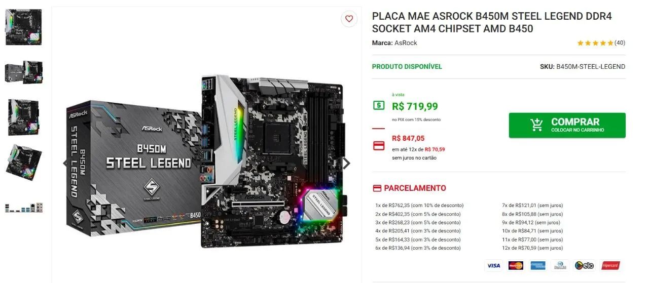 Kit processador e placa mãe  - Foto 5