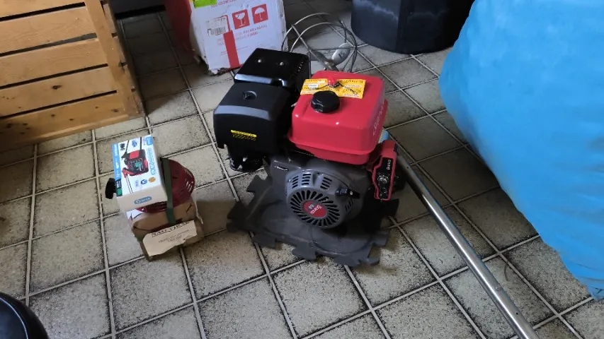 Motor novo 15hp c partida elétrica + rabeta inox bateria 30ah + carregador