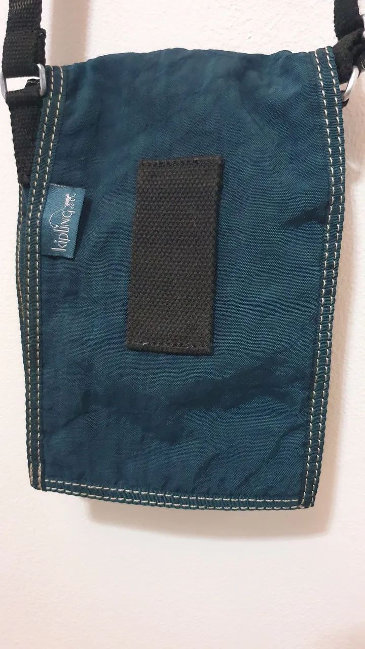Bolsa  transversal Kipling Azul petróleo original  - Foto 4