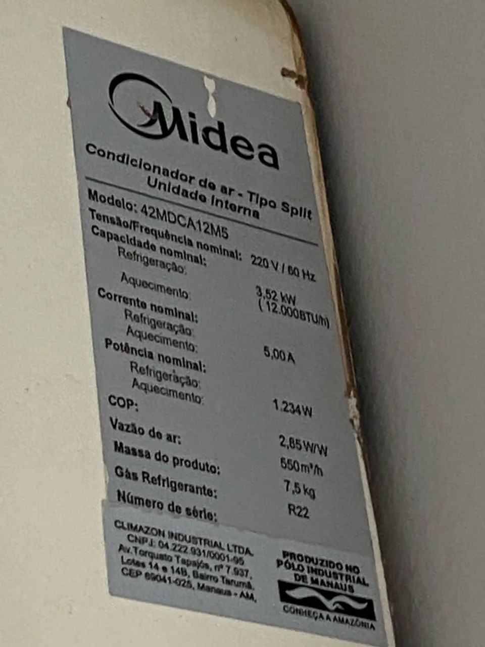 Ar-condicionado split 12.000 btus Midea - Foto 3