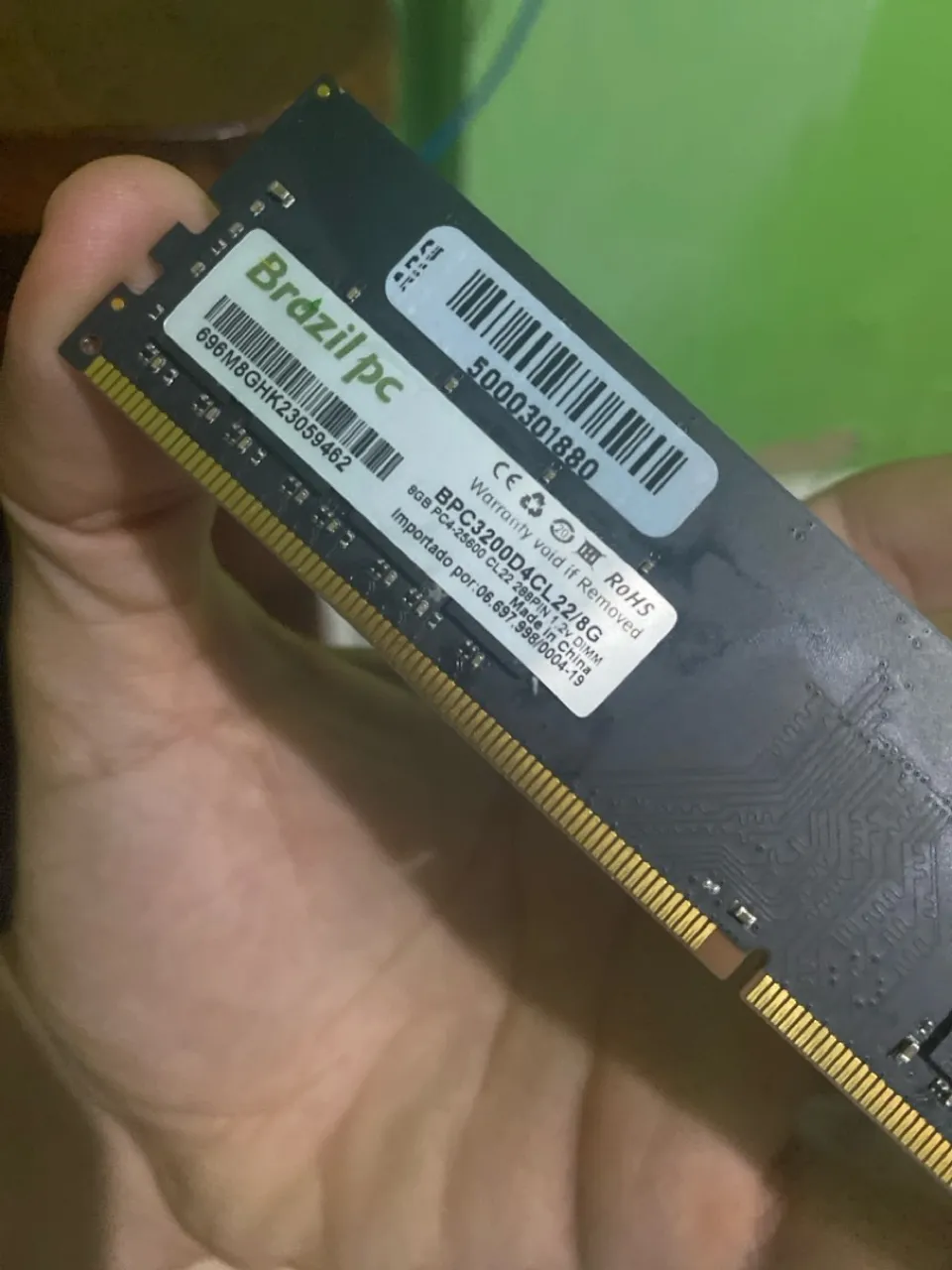 Memoria DDR4 8 gb 2400mhz