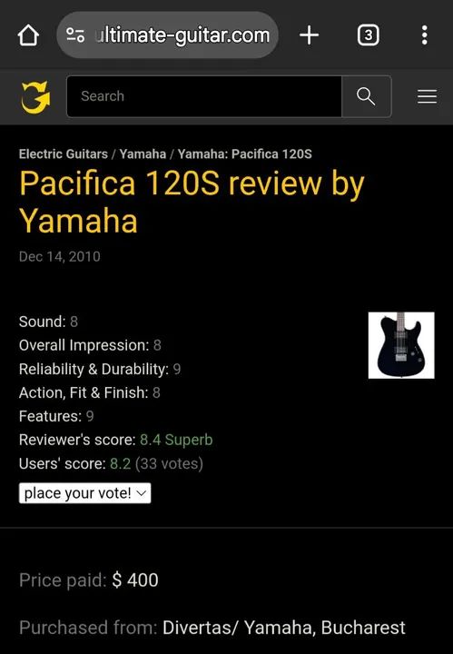 Guitarra Yamaha Pac 120SJ - Foto 5