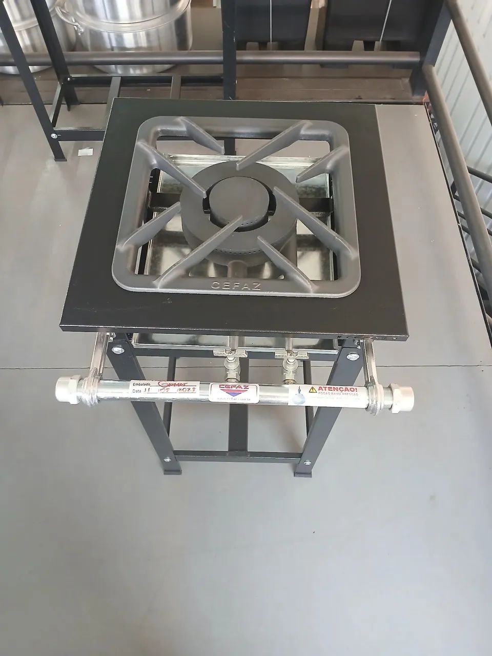 Fogão industrial 1 Bocas Duplas com Pé  - Foto 4