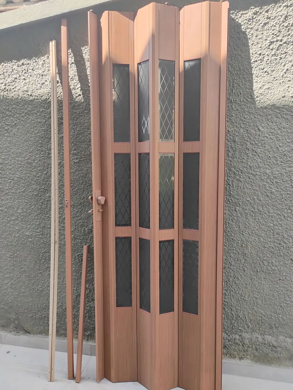 Porta Sanfonada 2,10 x 80 cm Cerejeira