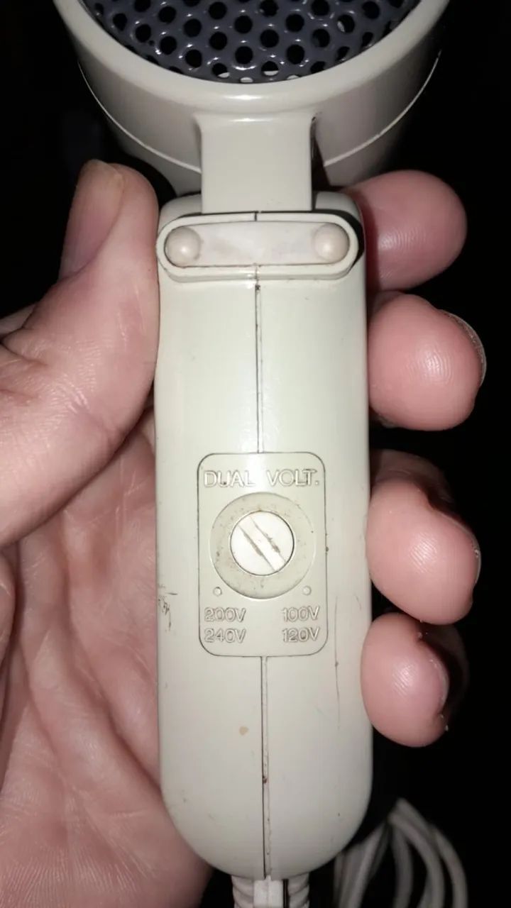 Secador De Cabelo Original Do Japão Sanyo - Tourist Hair Dryer - Foto 4