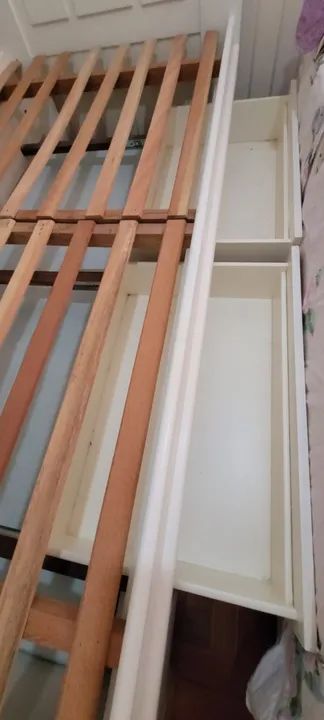  Bicama de solteiro com duas gavetas - Foto 3