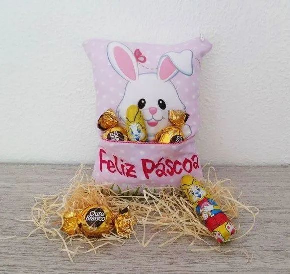 Almofadas de Páscoa - Coelhinho - Decorativas - Foto 4