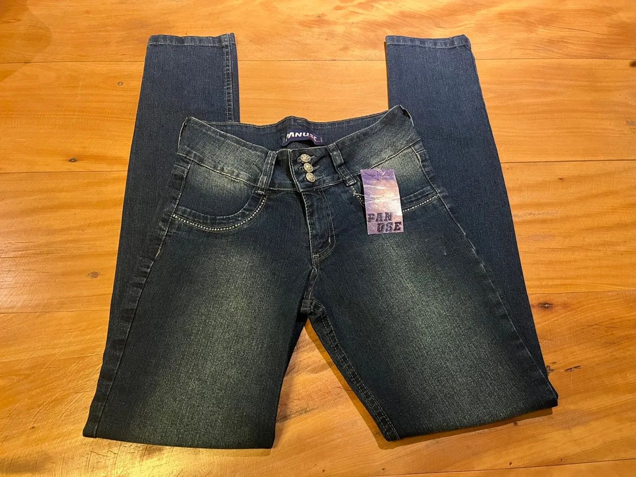 calça jeans skinny panuse y2k vintage 