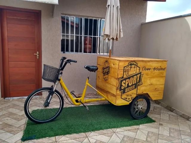 Triciclo para Food Bike, doces, bebidas, etc - Foto 2