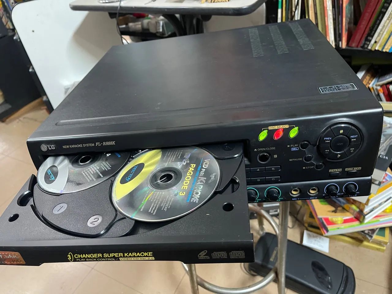 Aparelho de Karaoke LG fl-r888k japones controle remoto - Foto 2