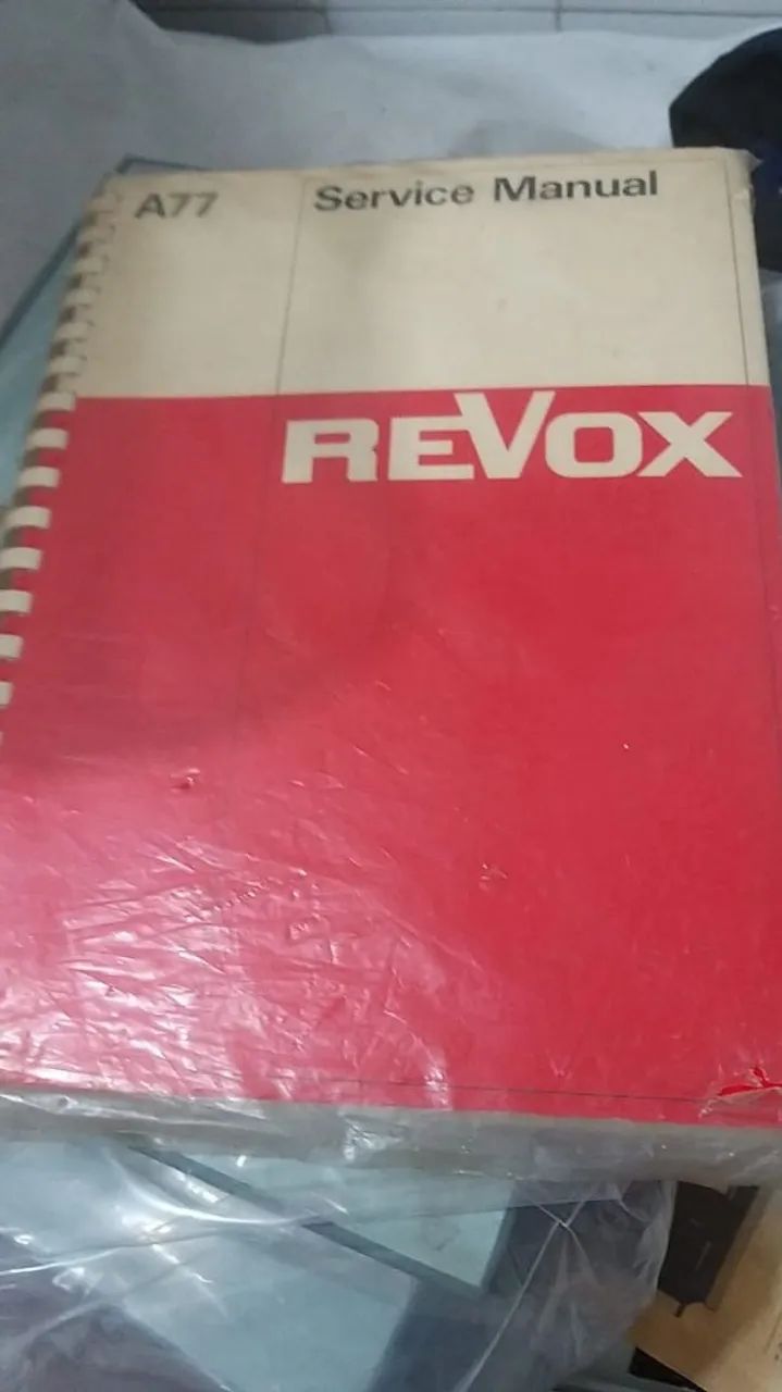 Manual de Serviço original alemão/inglês gravador Revox modelo A77, raro,  indispensável!!! - Equipamentos e Acessórios de Som - Méier, Rio de Janeiro  1464621863 | OLX