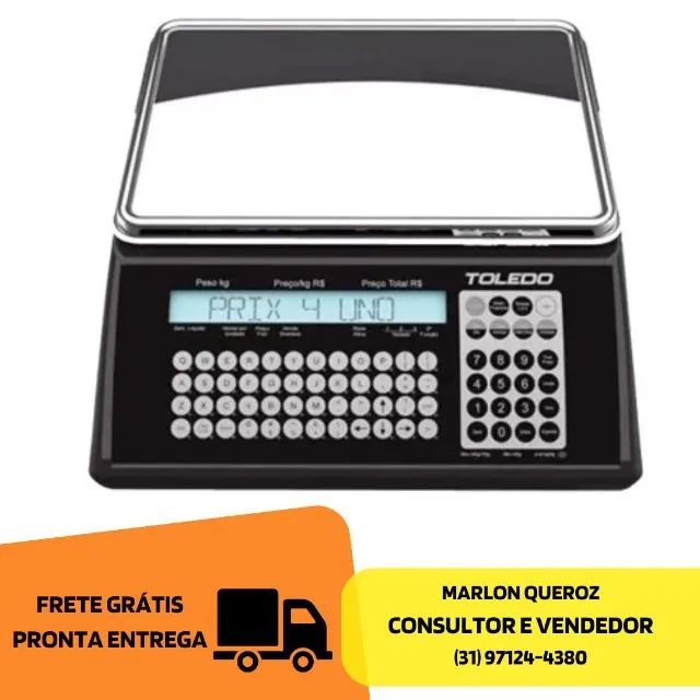  Balança Etiquetadora Toledo Prix 4 Uno 32Kg Wi Fi/Ethernet