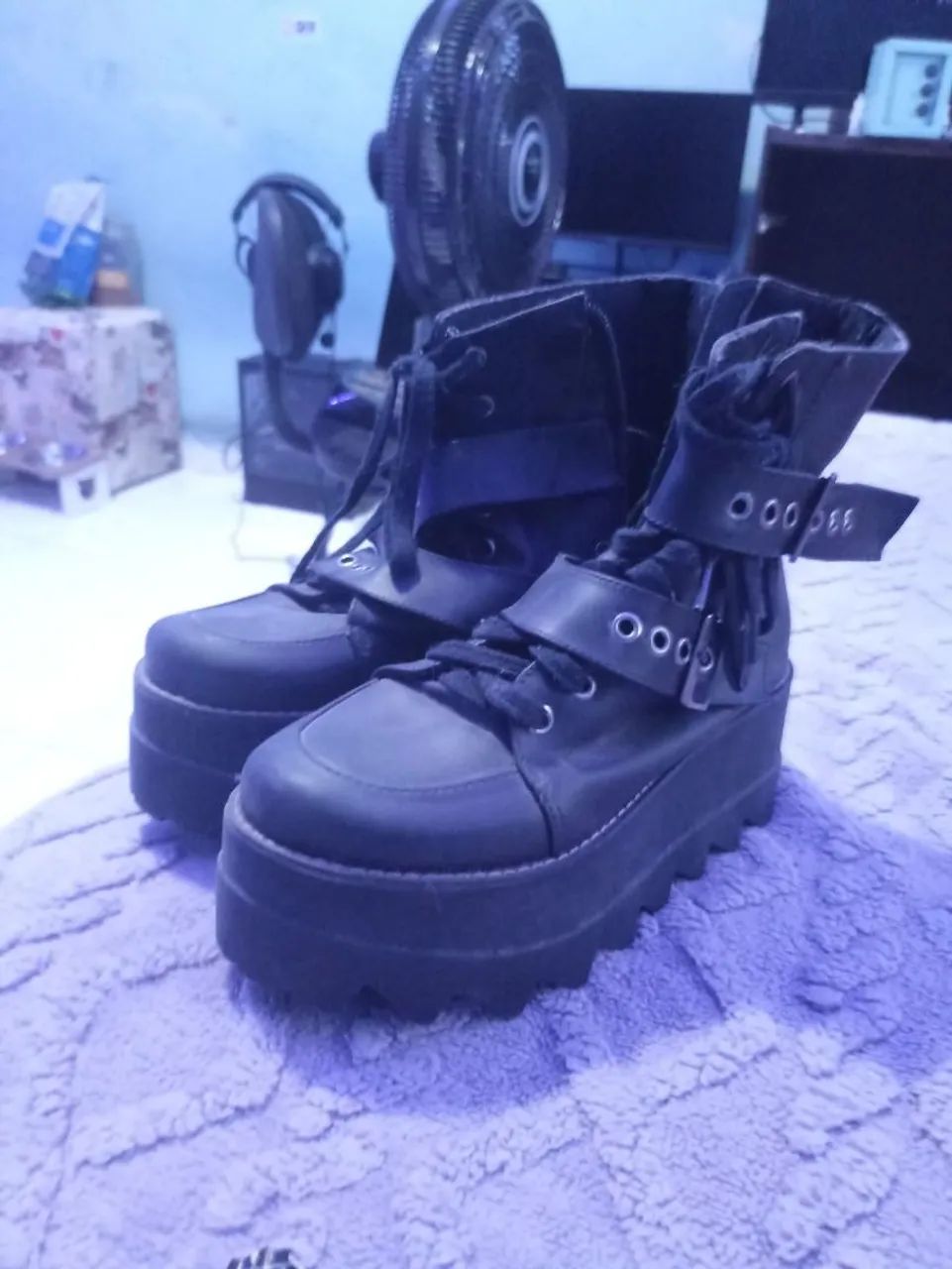 Bota Plataforma Spikes Neo Nyx - Foto 4