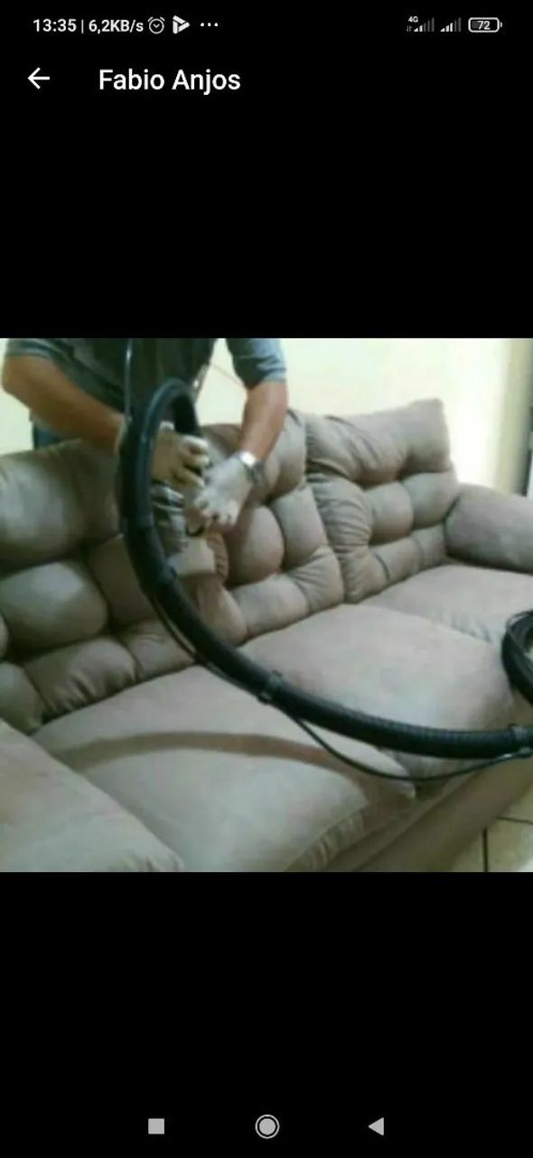 Lavagem de estofados em geral 89,99