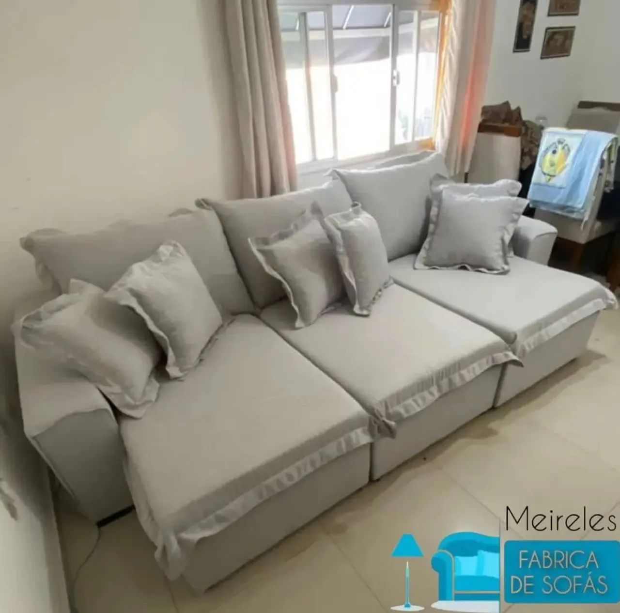Sofá Veneza 2.80mt - Conforto e Elegância para sua Sala - Foto 3