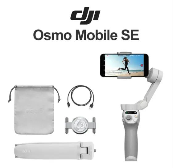 Estabilizador Dji Osmo Mobile Se Gimbal Para Smartphone Cor Cinza